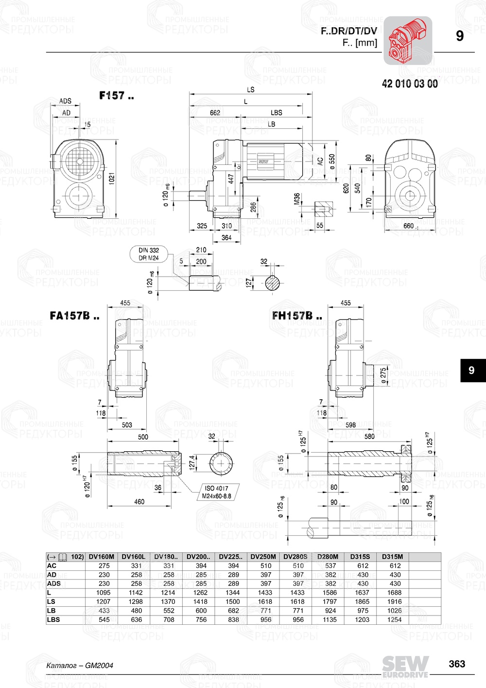 Sew-eurodrive F 157